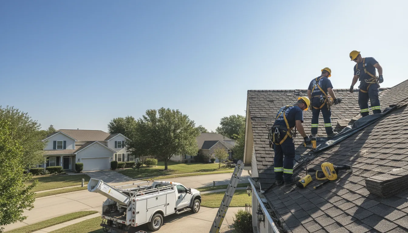Hail Damage Roof Repair in East Dublin, GA